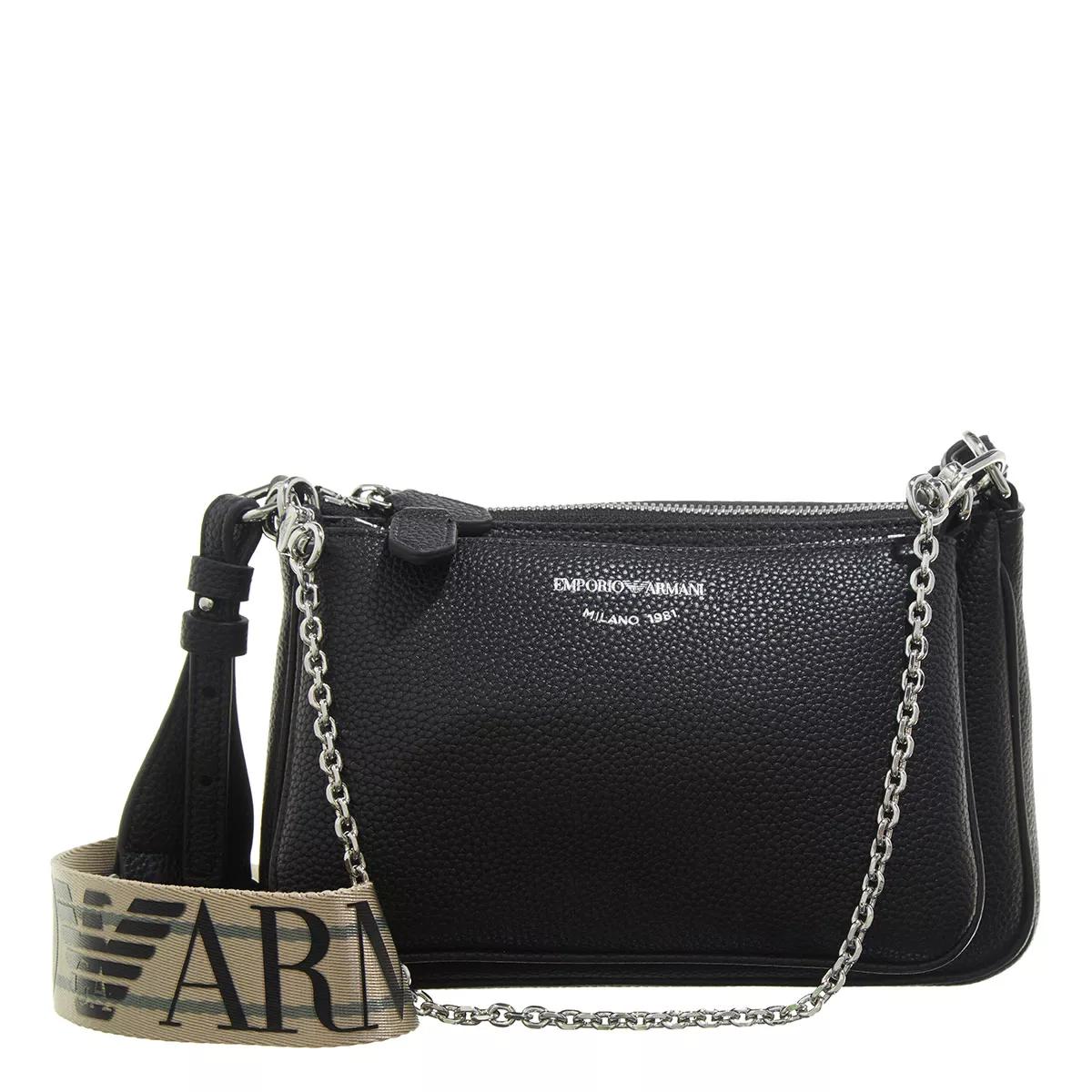 Emporio Armani Clutches - Mini Bag Pubble Pu - Gr. unisize - in Schwarz - für Damen