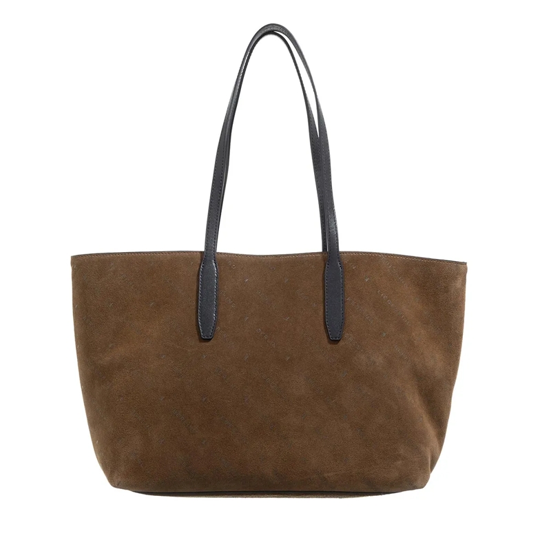 Liebeskind Berlin Shopper Monogram Diagonal Hydro Suede Shopper M Safari