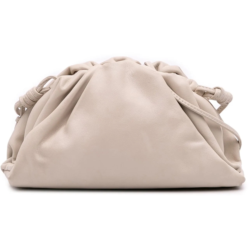 Bottega Veneta Schultertasche Lambskin The Mini Pouch Crossbody braun