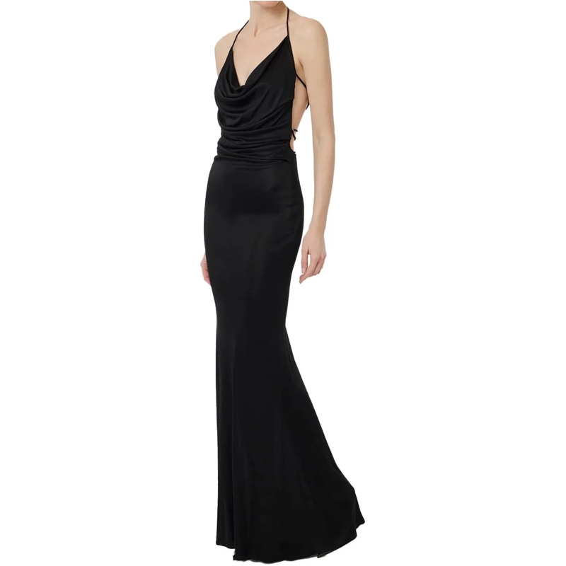Elisabetta Franchi Robe midi Dresses Black schwarz