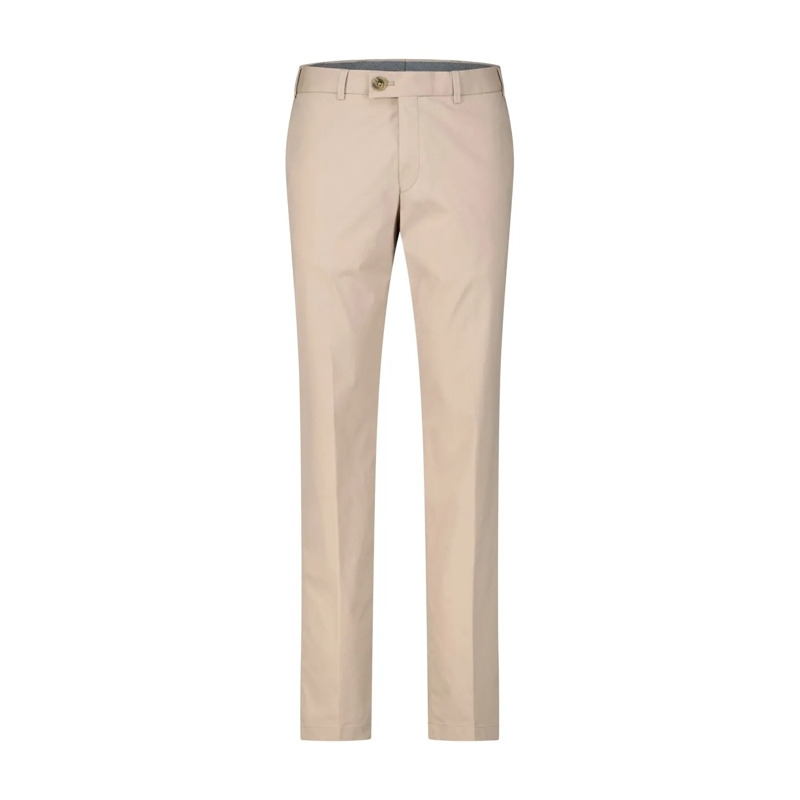 Hiltl Freizeithose Slim-Fit Hose aus Baumwoll-Mix Hellbraun