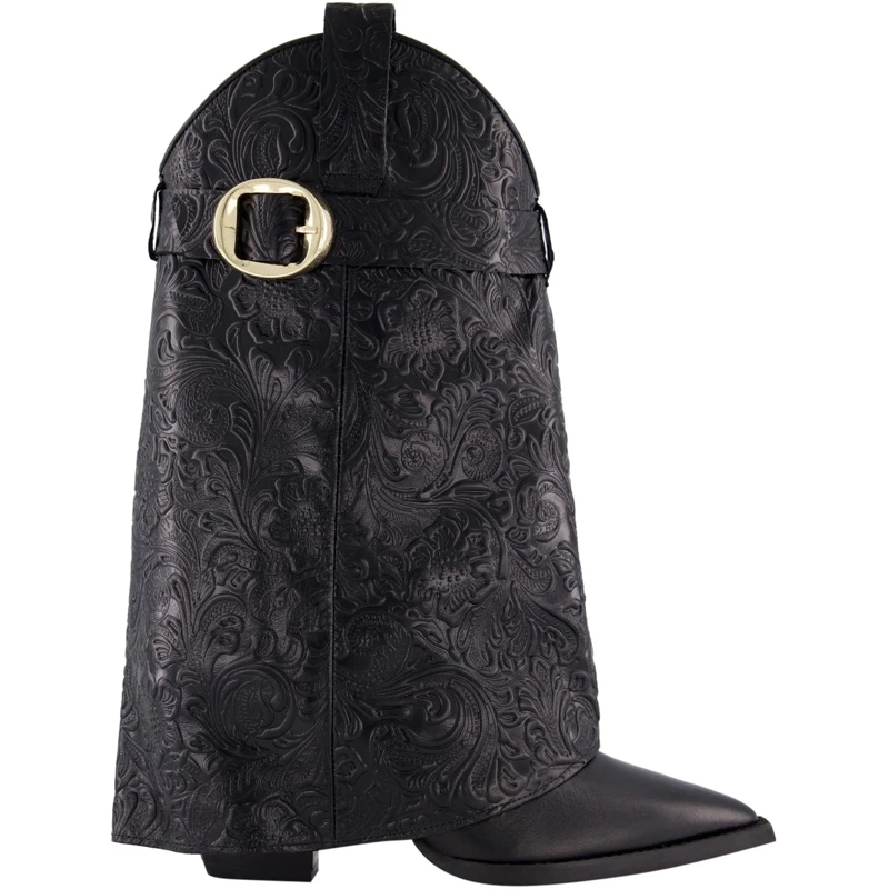 Toral Stiefel Dames TL-Folk schwarz