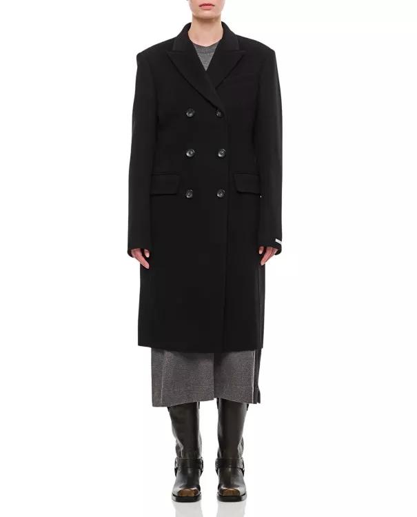 Sportmax - Morgana Double Breasted Coat - Größe 38 - black