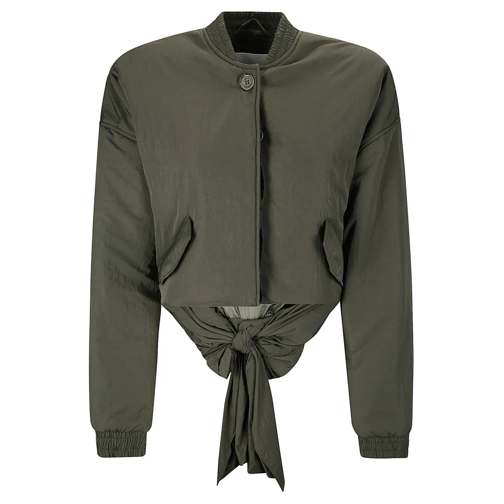 Cecille Bahnsen Vestes de bombardier Short Bomber Jacket Green