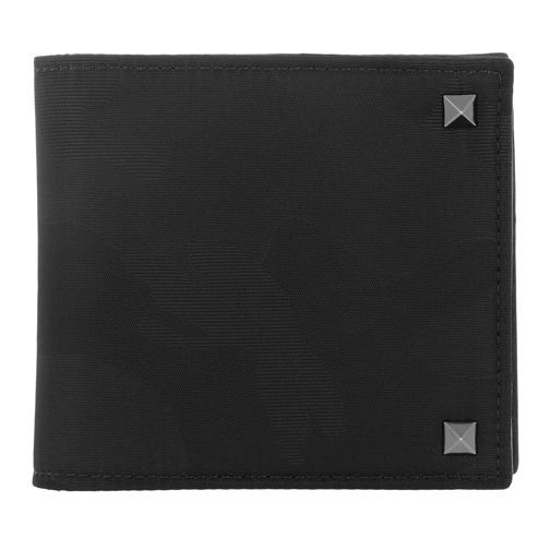 Valentino Garavani Bifold Wallet Nylon Nero Bi-Fold Wallet