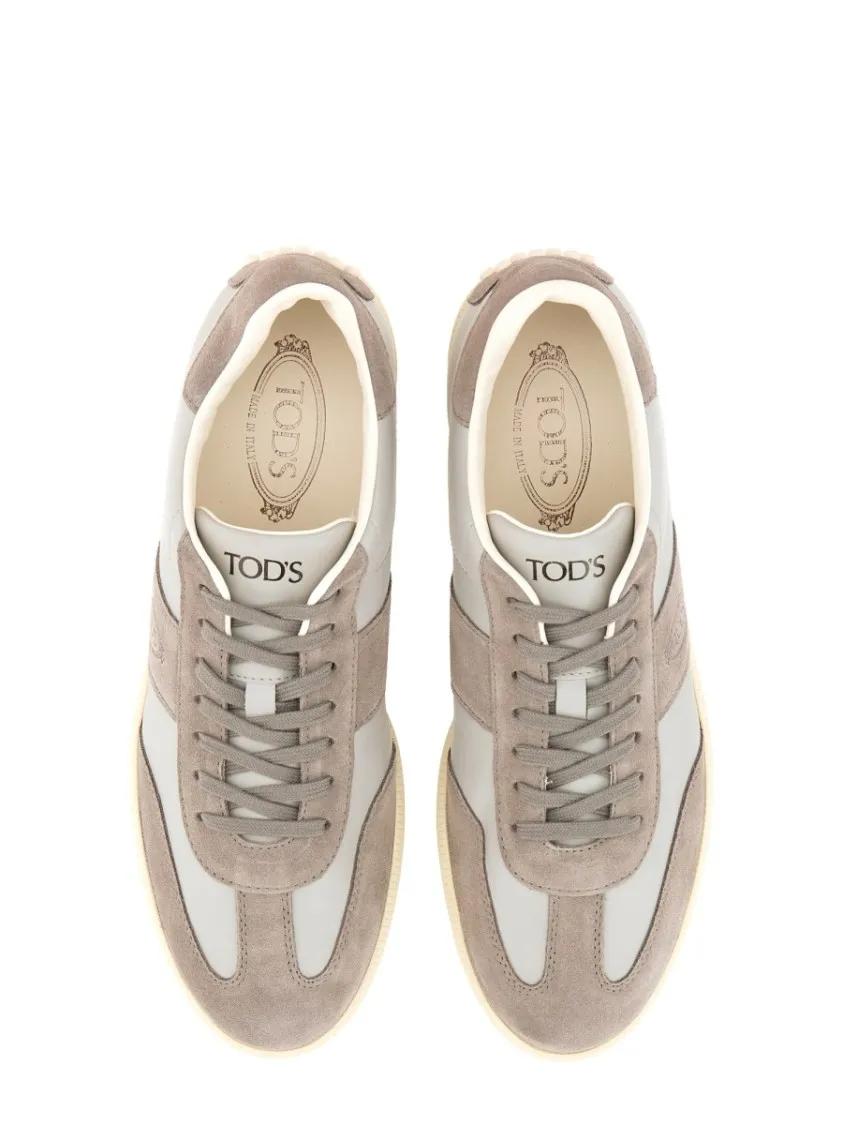 Thumbnail - Tod's Low-Top Sneaker - Tabs Sneaker - Gr. 8 - in Grau - für Damen