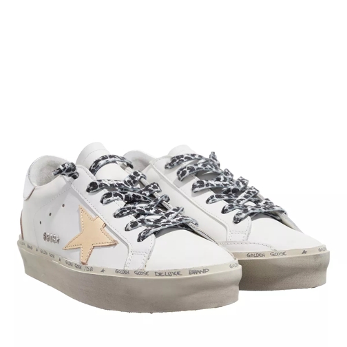 Golden Goose Super-Star White Gold Silver Low-Top Sneaker