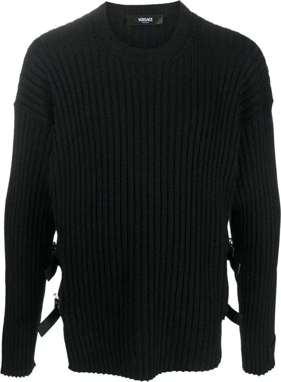 Versace - Sweaters Black - Größe 50 - schwarz