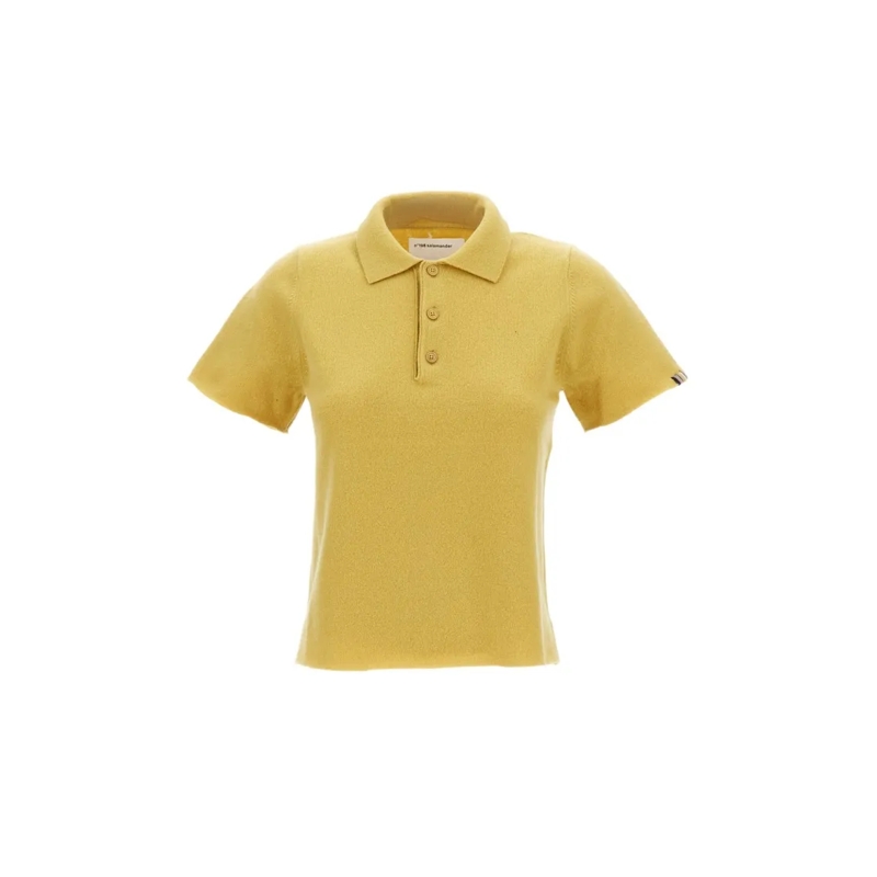 Extreme Cashmere T-Shirt Salamander Polo Neutrals