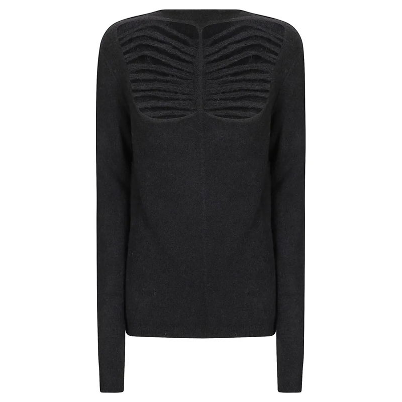 Rick Owens Pull Ls Top Sweater Black