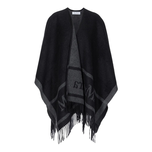 Max Mara Hilde Nero Poncho