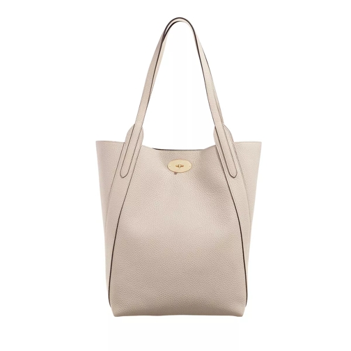 Mulberry North South Bayswater Tote Chalk Heavy Grain Tote