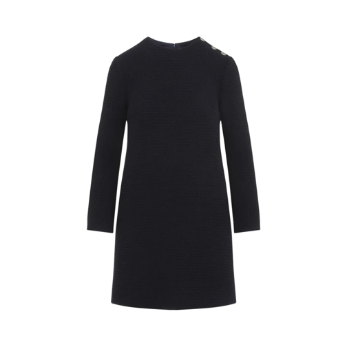 Gucci Damier Boucle Dress Blue Midi-klänningar