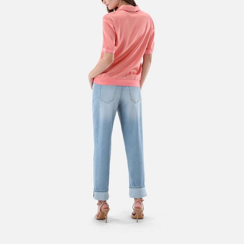 VAN LAACK Bluse Bluse Modern Fit Uni koralle (Image 3)