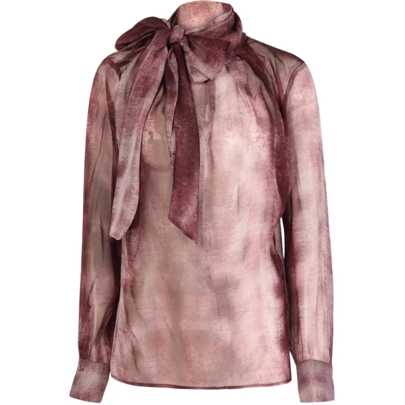 Elisabetta Franchi Chemisier Shirts Merlot rot