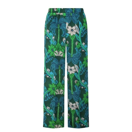 P.A.R.O.S.H. Silk Trousers Green 