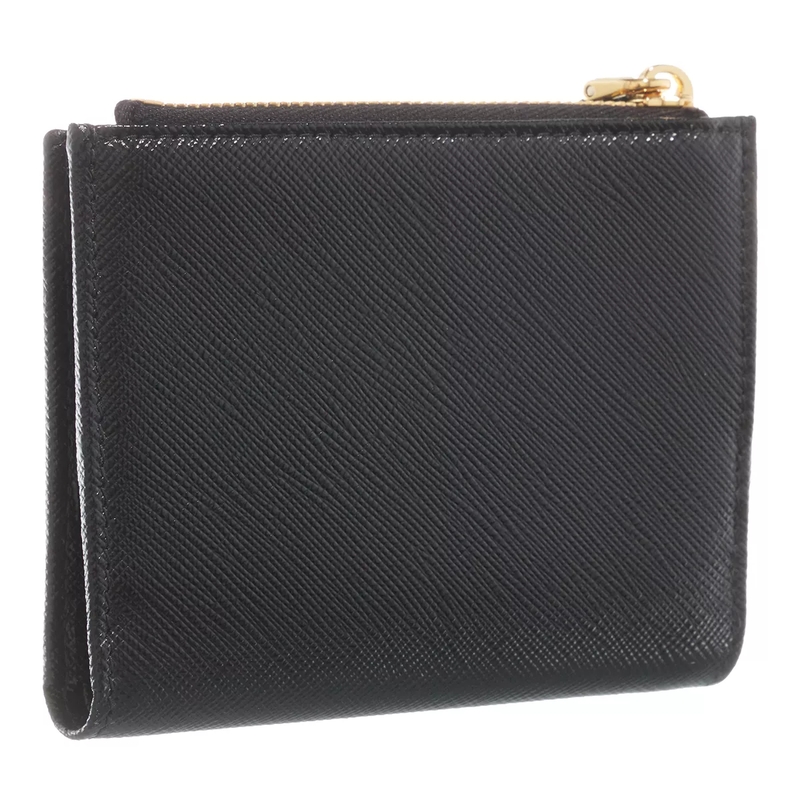 Prada Bi-Fold-Portemonnaie Saffiano Triangolo Small Zip Wallet F0002 nero(Image 3)