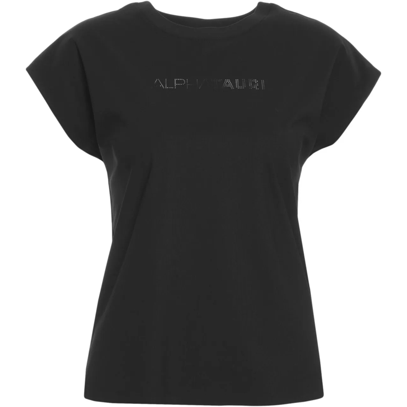 Alpha Tauri T-Shirt T-shirt with logo embossing schwarz