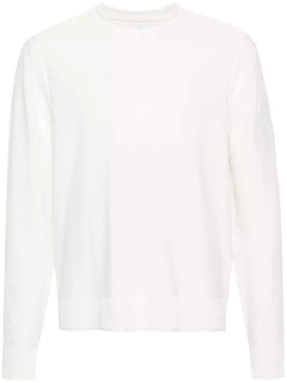 Stone Island - White Cotton Fine Knit Sweater - Größe S - white