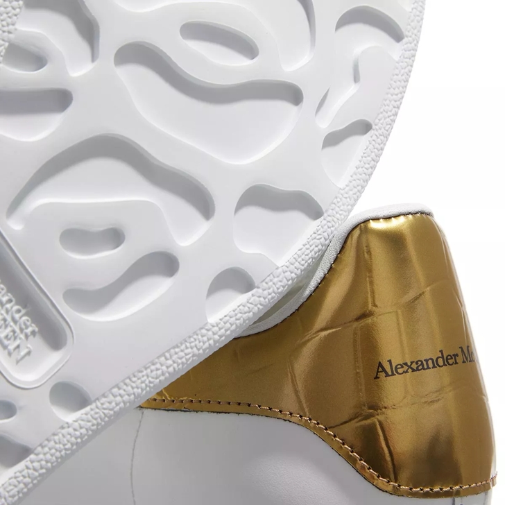 Alexander mcqueen outlet white and gold