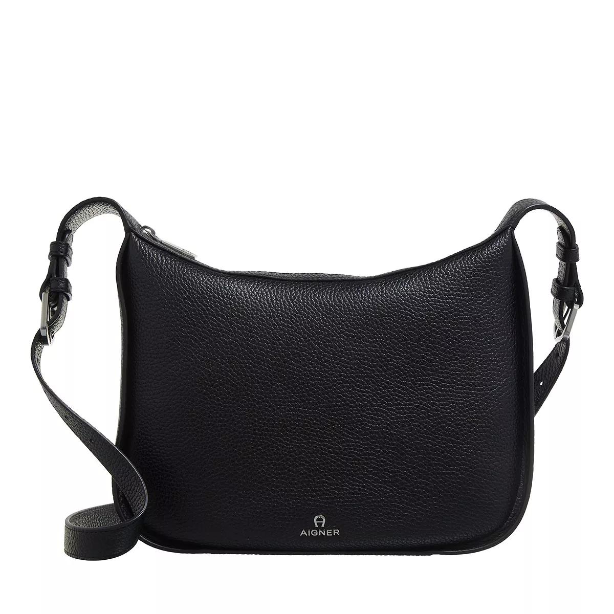 Aigner Ivy Black Crossbody Bag