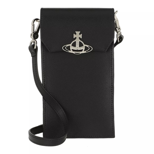 Vivienne Westwood Sofia Phone Bag Black Borsetta per telefono
