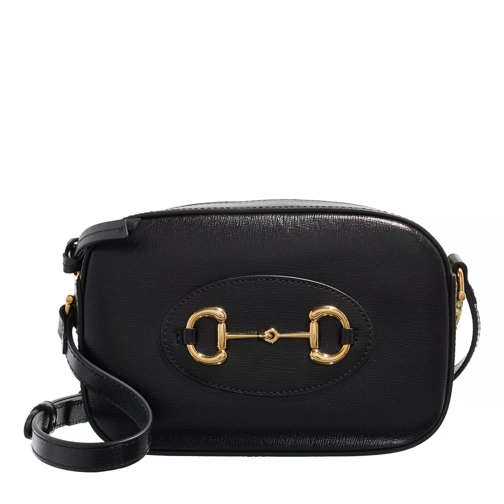 Gucci Horsebit 1955 Small Shoulder Bag Black Crossbody Bag
