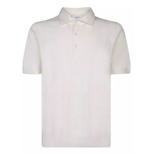 Lardini Cotton Polo Shirt White 