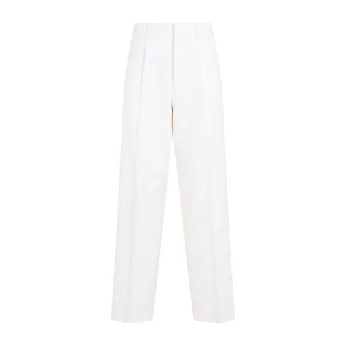 Zegna  Cotton Cashmere Pants White