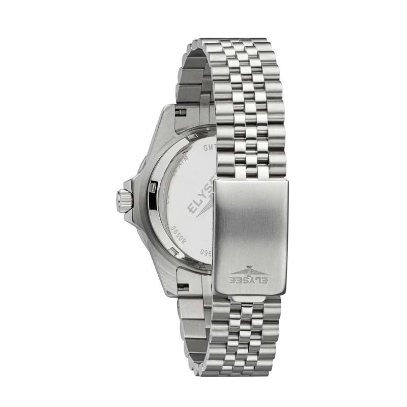 Elysee Quarzuhr Die GMT Pro ist eine sportliche 4-Zeiger-Uhr mit D schwarz(Image 3)