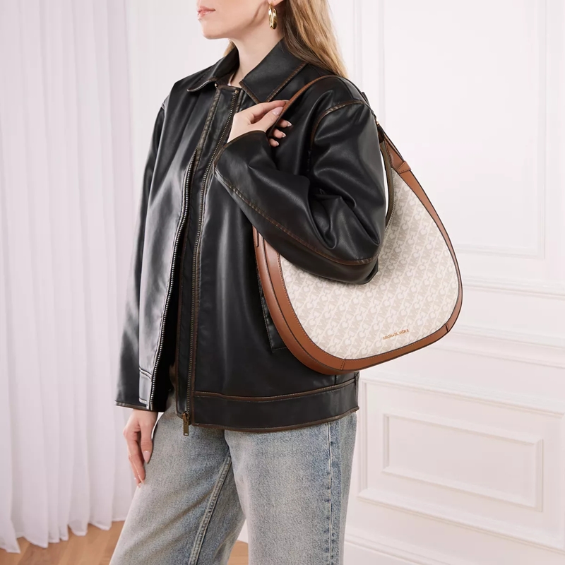 MICHAEL Michael Kors Hobo Bag Preston Shoulder Bag Vanilla/Lugg (Image 2)