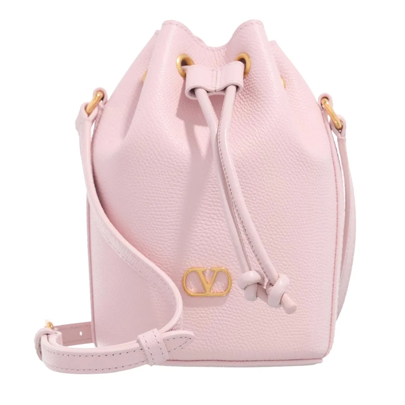 Valentino Garavani Bucket Bag Mini Drawstring Rose