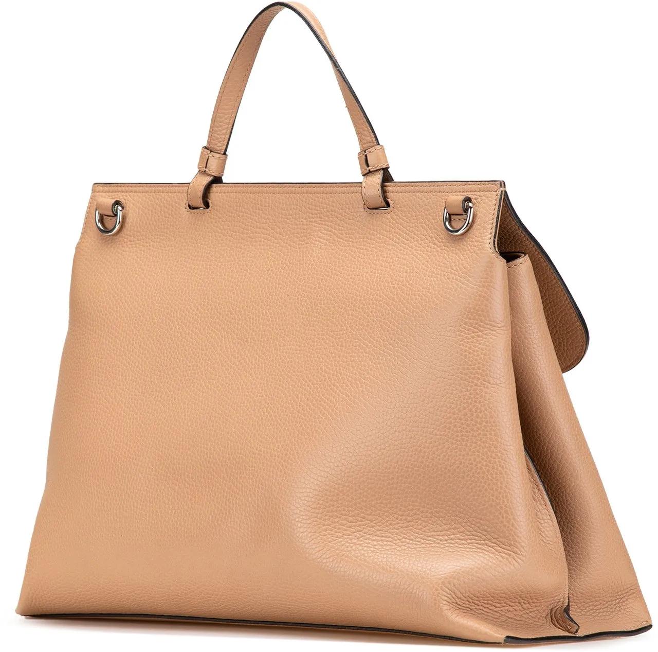 Thumbnail - Gucci Hobo Bags - Large Leather Bamboo Daily Satchel - Gr. unisize - in Braun - für Damen