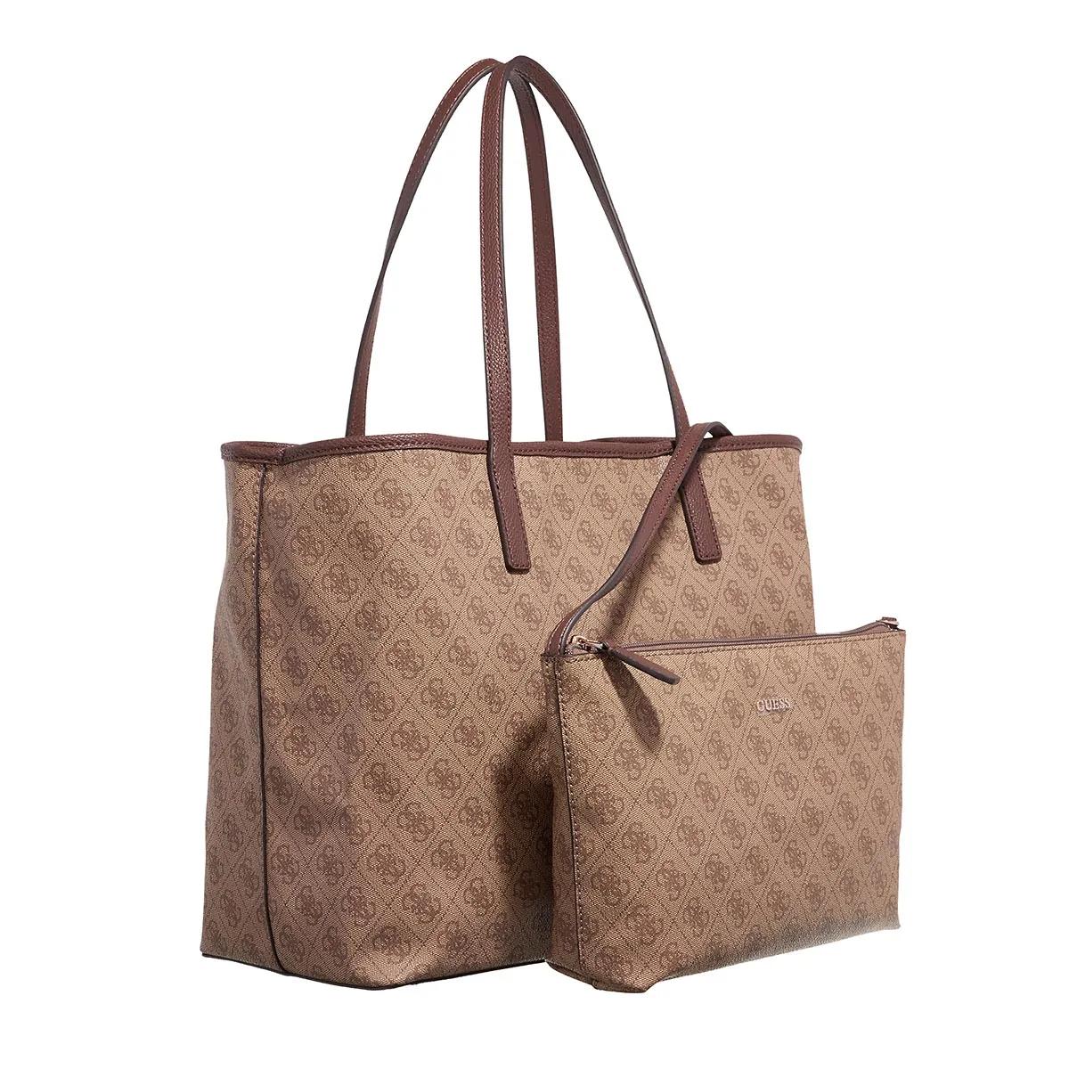 Guess Shoppers & Totes Vikky Ii Large 2 In 1 Tote in bruin
