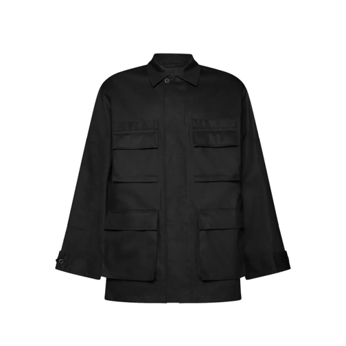Balenciaga Multi-Pocket Cargo Shirt Jacket Black 