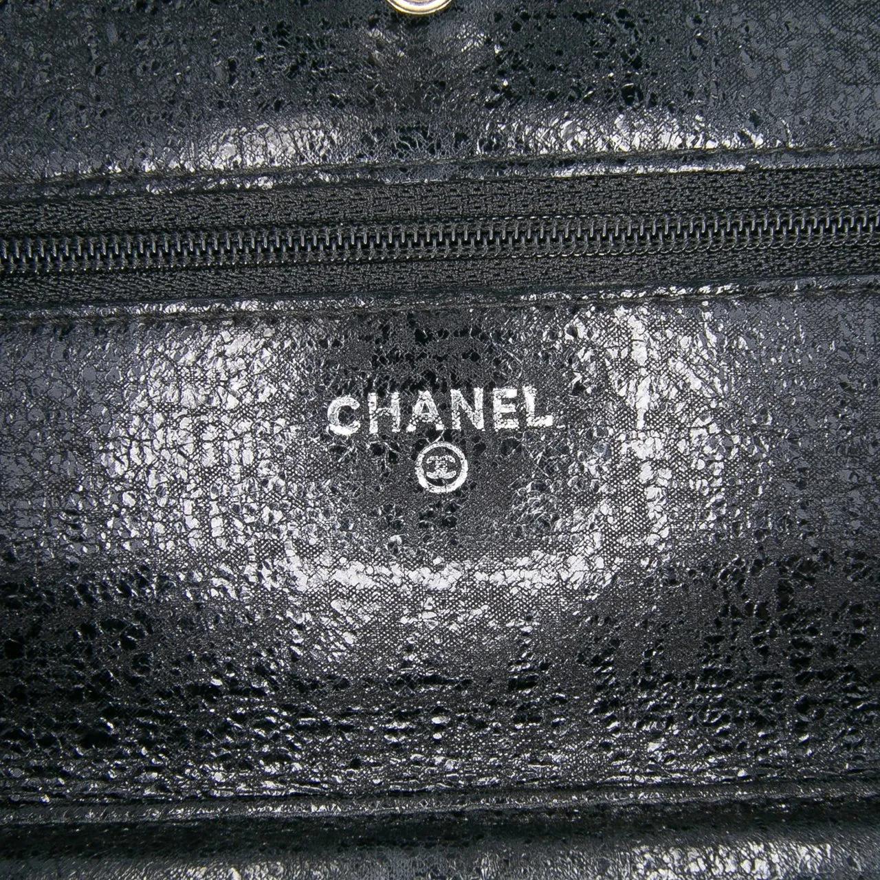 Thumbnail - Chanel Hobo Bags - CC Quilted Crinkled Patent Wallet On Chain - Gr. unisize - in Schwarz - für Damen