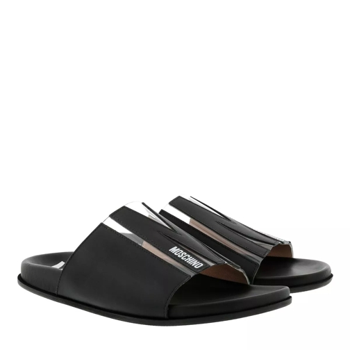 Moschino Mule Sandals Black Slide