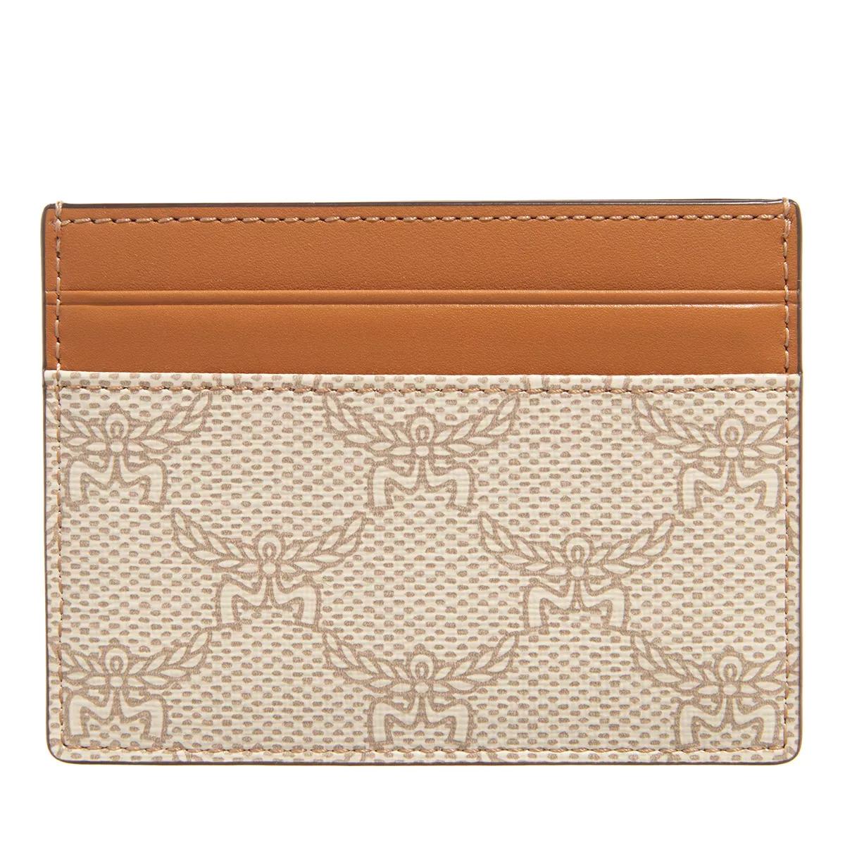 MCM Portemonnaies - Himmel Lts Card Case Mini - Gr. unisize - in Beige - für Damen