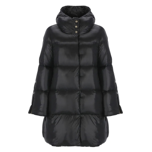 Herno Overgangsjas Quilted Down Jacket Black