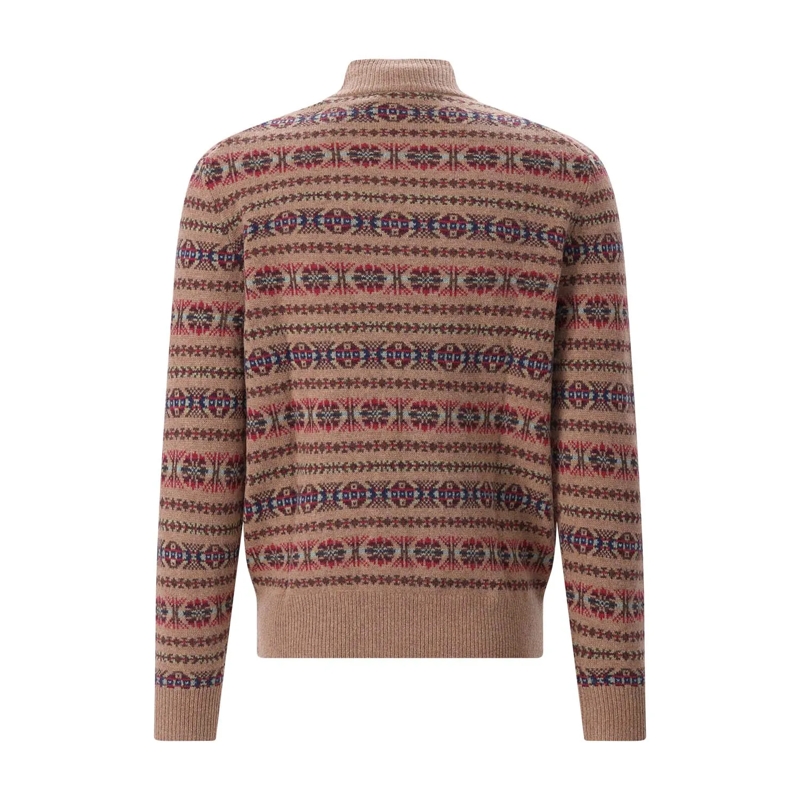 Polo Ralph Lauren Pull Troyer mit Muster braun(Image 2)
