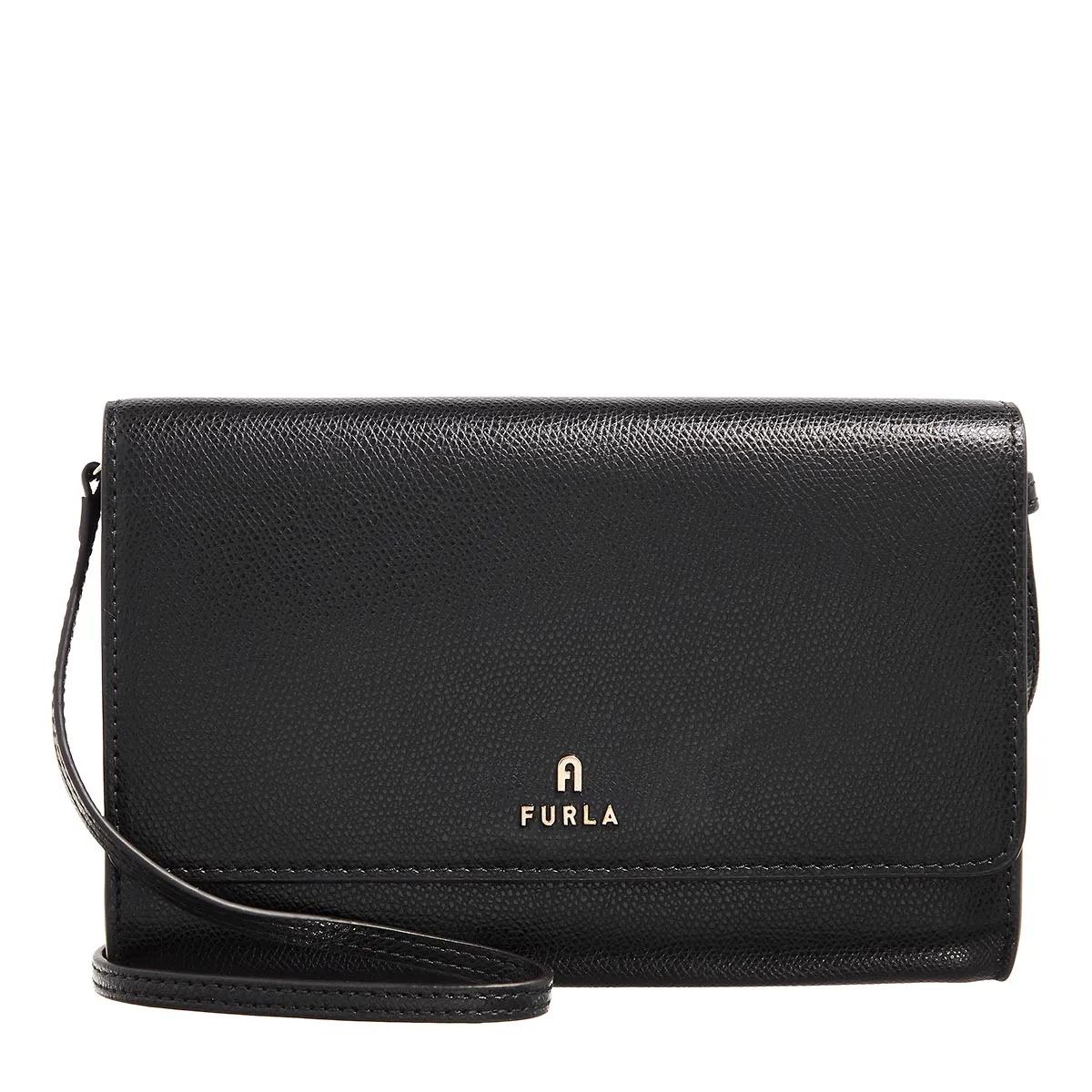 Furla Portemonnaie - Furla Camelia Chain Wallet - Gr. unisize - in Schwarz - für Damen