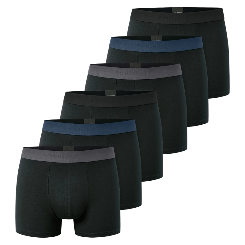 SCHIESSER  6PACK Shorts "95/5" 6er Pack schwarz