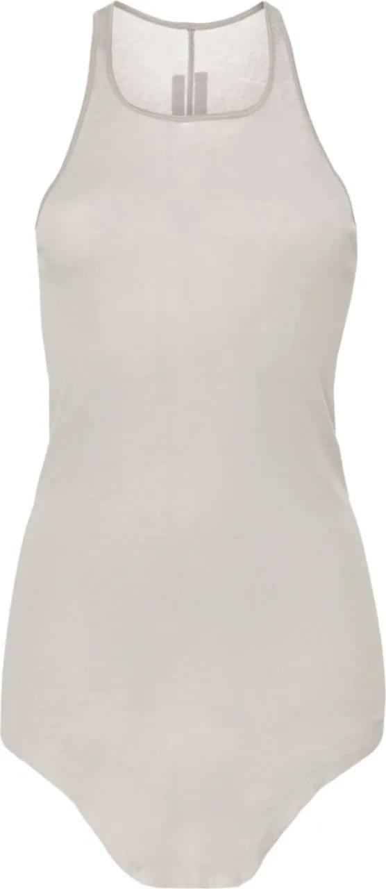 Thumbnail - Rick Owens - Basic Rib Tank Top Pearl - Größe 44 - grau