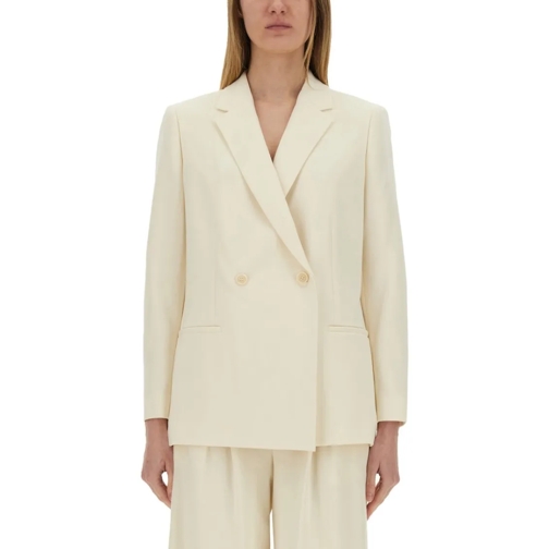 Theory Blazer Double-Breasted Blazer Neutrals
