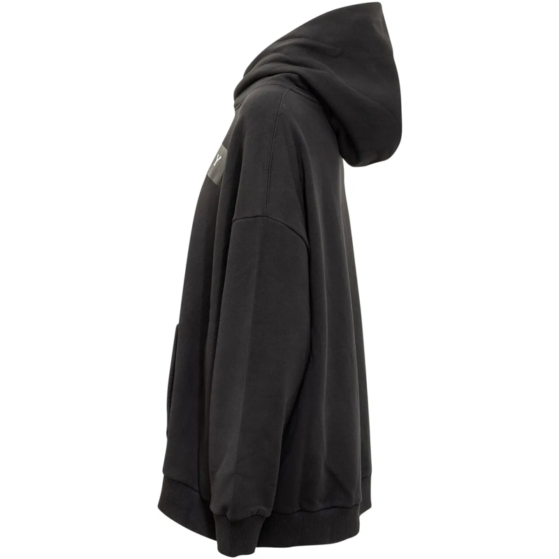 Givenchy Gilet Felpa Nera con Logo Stampato schwarz(Image 3)