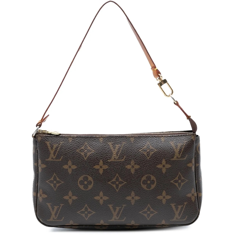 Louis Vuitton Schultertasche Monogram Pochette Accessoires braun