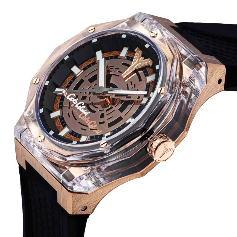 Carlo Colucci Automatikuhr Quarzuhr CC504-1 schwarz(Image 2)