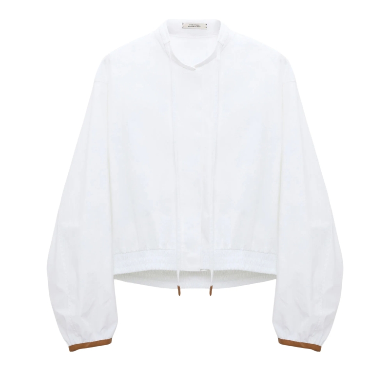 Dorothee Schumacher Top POPLIN POWER blouse pure white