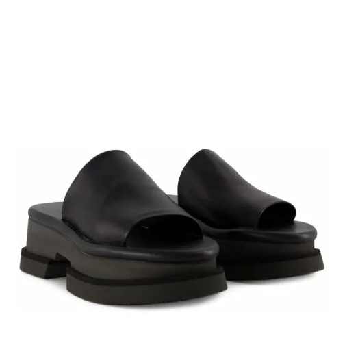 Clergerie Faith Sandals  - Black - Leather Black Sandali mule