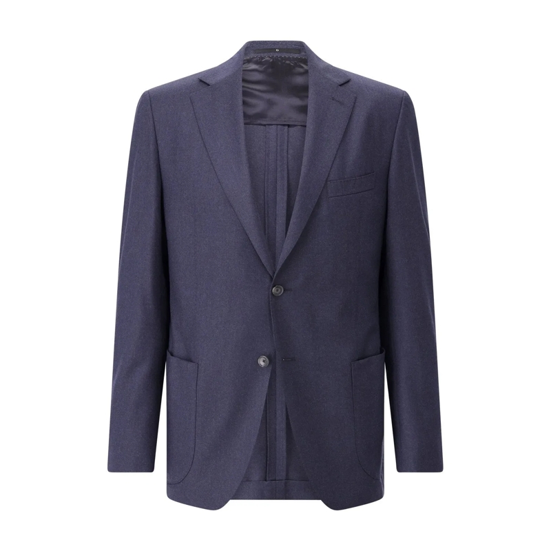 Dressler  Sakko aus Schurwolle Dunkelblau